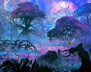 Fantasy Landscape Paint By Numbers