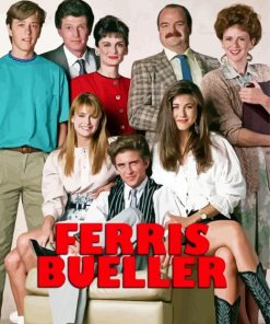 Ferris Buellers Day Off Characters paint by numbers