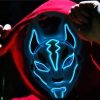 Fox Neon Mask paint by numbers