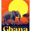 Ghana Mole National Park paint by numbers