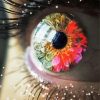 Girl Eye Flower paint by numbers