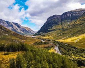 Scotland Mountains Paint By Numbers