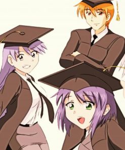 Graduated Anime Characters paint by numbers