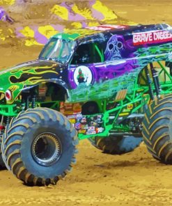 Grave Digger Paint By Numbers