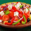 Greek Salade Meal Paint By Paintings