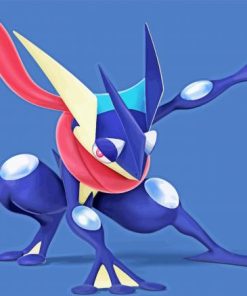 Greninja Animation paint by numbers