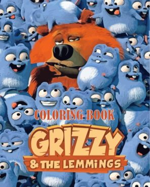 Grizzy And Lemmings Paint By Numbers