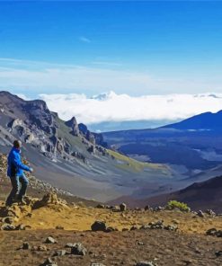 Haleakala Mountains Paint by Numbers