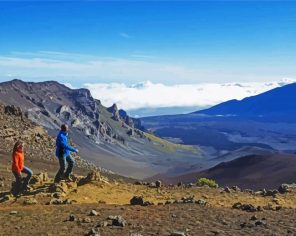 Haleakala Mountains Paint by Numbers