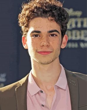 Handsome Cameron Boyce paint by numbers