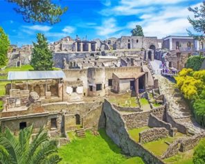 Historical Ruins Pompeii Paint By Numbers