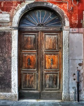 Wooden Door Paint By Numbers