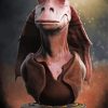 Jar Jar Binks Art paint by numbers