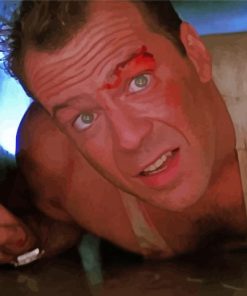 John McClane paint by numbers