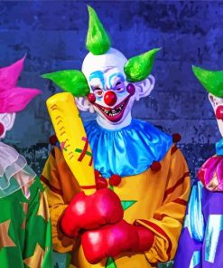 Killer Klowns Characters Paint By Numbers