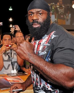 Kimbo Slice MMA Fighter paint by numbers