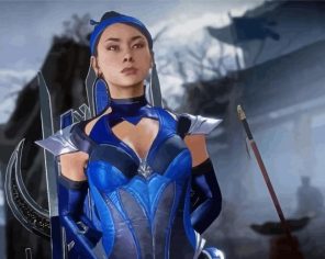 Aesthetic Kitana Paint By Numbers