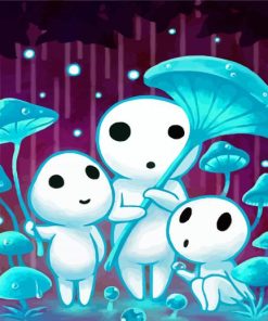 Aesthetic Kodama Paint By Numbers