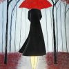 Lady With Umbrella Paint By Numbers