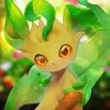 Artistic Leafeon Paint By Numbers