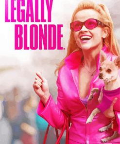 Legally Blonde Poster paint by numbers