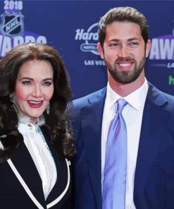 Lynda Carter With Son paint by numbers