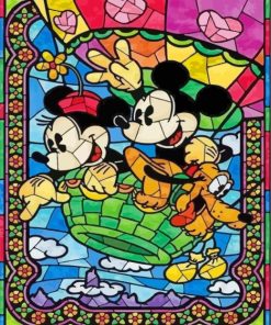 Micky And Minnie Paint By Numbers