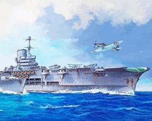 Hms Ark Royal Paint By Numbers