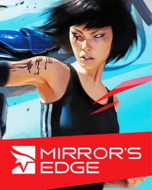 Mirrors Edge Poster Paint By Numbers