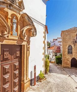 Misericordia Church Obidos paint by numbers