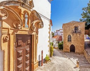 Misericordia Church Obidos paint by numbers