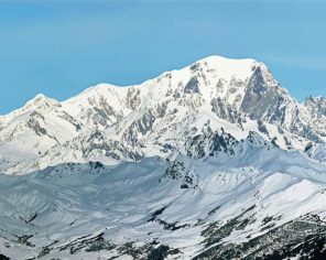 Mountain Blanc Italy Paint By Numbers