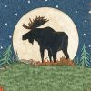 Moose And Moon Paint By Numbers