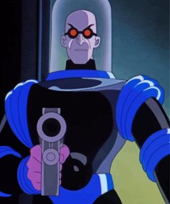 Mr Freeze Animation Paint by Numbers