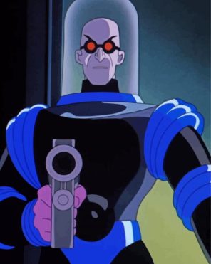 Mr Freeze Animation Paint by Numbers