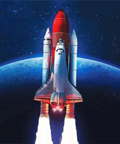 Nasa Shuttle Paint By Numbers