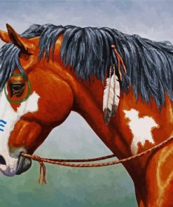 Native American Horse Paint By Paintings