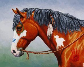 Native American Horse Paint By Paintings