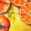 Orange Slice Art paint by numbers