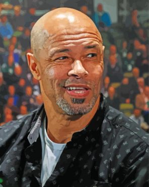 Paul McGrath Footballer paint by numbers