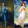 Pink Lady And Blue Boy Diamond Paintings