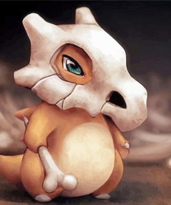 Pokemon Cubone Paint by Numbers