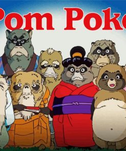 Pom Poko Cartoon - Paint By Numbers