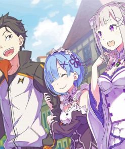 Rezero Anime Paint By Numbers