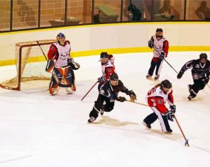 Ringette Player Paint By Numbers