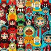 Russian Matryoshka Paint By Numbers