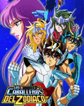 St Seiya Poster Paint By Numbers