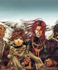 Saiyuki Characters Paint By Numbers