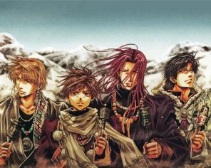 Saiyuki Characters Paint By Numbers