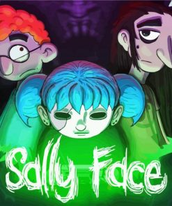 Sally Face Poster -Paint by Numbers